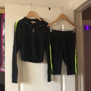 Black biker shirt set !